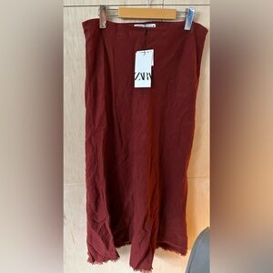 100% Linen Maxi Skirt